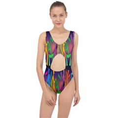 Dancing Center Cut Out Swimsuit by nateshop