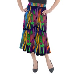 Dancing Midi Mermaid Skirt by nateshop