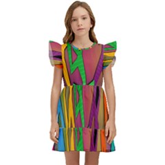 Dancing Kids  Winged Sleeve Dress by nateshop