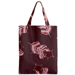 Feather Zipper Classic Tote Bag by nateshop