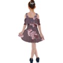 Feather Kids  Shoulder Cutout Chiffon Dress View2