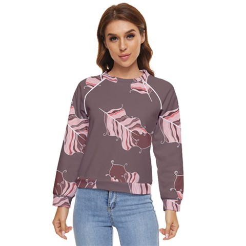 Feather Women s Long Sleeve Raglan Tee by nateshop