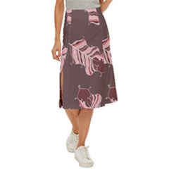 Feather Midi Panel Skirt