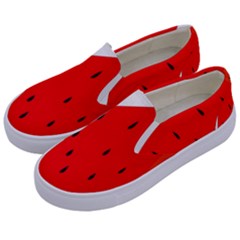 Fruit-01 Kids  Canvas Slip Ons by nateshop