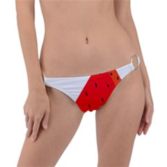 Fruit-01 Ring Detail Bikini Bottoms by nateshop