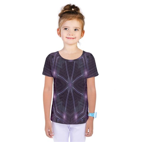 Geometric-art-001 Kids  One Piece Tee by nateshop