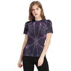 Geometric-art-001 Women s Short Sleeve Rash Guard