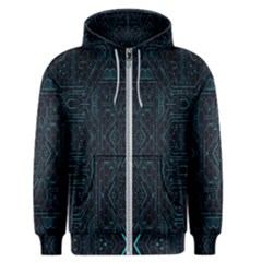 Geometric-art-003 Men s Zipper Hoodie