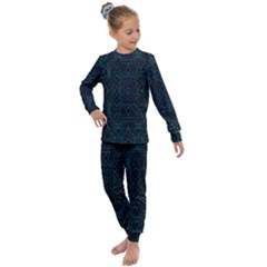 Geometric-art-003 Kids  Long Sleeve Set 