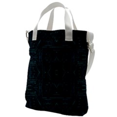 Geometric-art-003 Canvas Messenger Bag