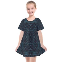 Geometric-art-003 Kids  Smock Dress by nateshop