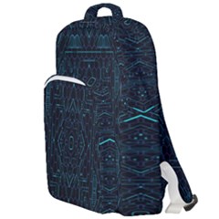 Geometric-art-003 Double Compartment Backpack by nateshop