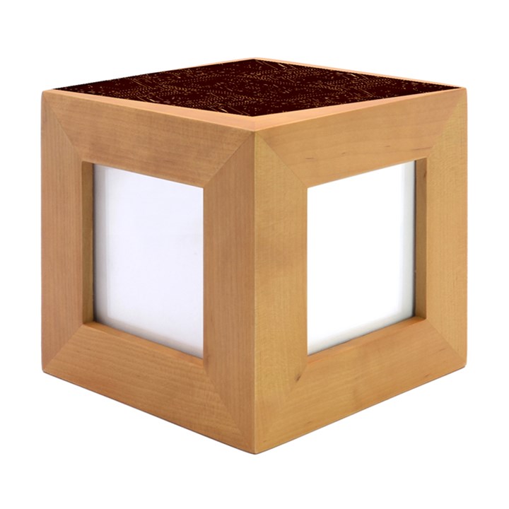 Geometric-art-003 Wood Photo Frame Cube