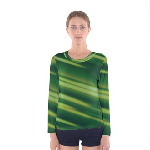 Green-01 Women s Long Sleeve Tee by nateshop