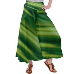 Green-01 Women s Satin Palazzo Pants