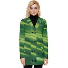 Green-01 Button Up Hooded Coat  by nateshop