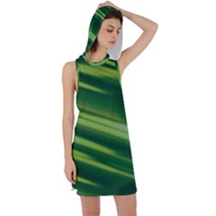 Green-01 Racer Back Hoodie Dress by nateshop