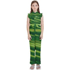 Green-01 Kids  Sleeveless Ruffle Edge Band Collar Chiffon One Piece by nateshop