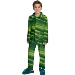 Green-01 Kids  Long Sleeve Velvet Pajamas Set by nateshop