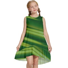 Green-01 Kids  Frill Swing Dress by nateshop