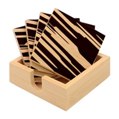 Green-01 Bamboo Coaster Set by nateshop