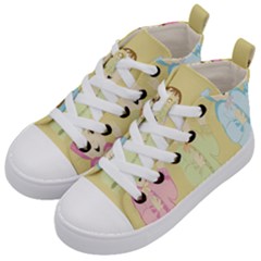 Happy 01 Kids  Mid-top Canvas Sneakers