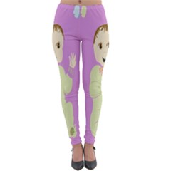 Happy 02 Lightweight Velour Leggings by nateshop