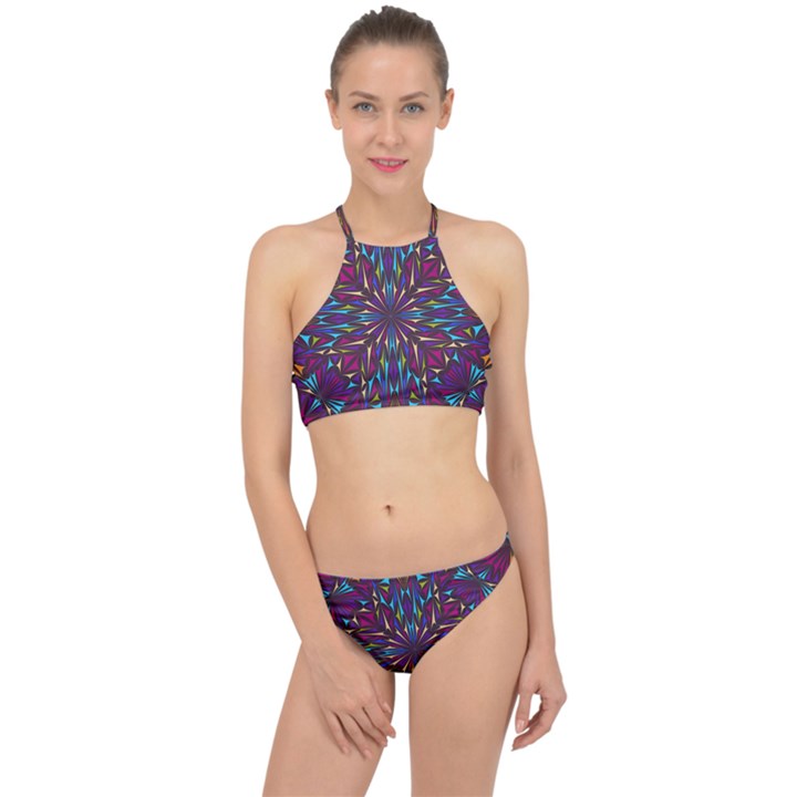 Kaleidoscope Racer Front Bikini Set