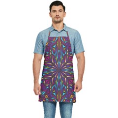 Kaleidoscope Kitchen Apron by nateshop