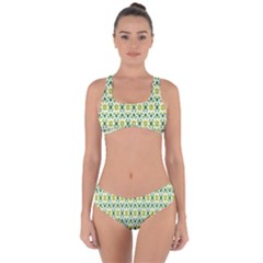 Leaf - 01 Criss Cross Bikini Set by nateshop