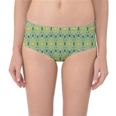 Leaf - 02 Mid-waist Bikini Bottoms by nateshop