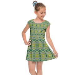 Leaf - 02 Kids  Cap Sleeve Dress by nateshop