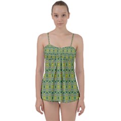 Leaf - 02 Babydoll Tankini Set by nateshop