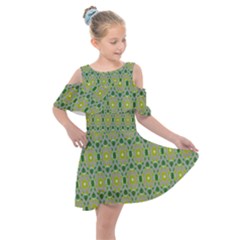 Leaf - 02 Kids  Shoulder Cutout Chiffon Dress by nateshop