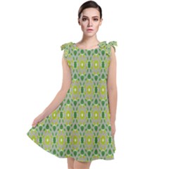 Leaf - 02 Tie Up Tunic Dress by nateshop