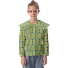 Leaf - 02 Kids  Peter Pan Collar Blouse