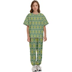 Leaf - 02 Kids  Tee And Pants Sports Set by nateshop