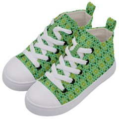 Leaf - 03 Kids  Mid-top Canvas Sneakers