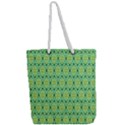 Leaf - 03 Full Print Rope Handle Tote (Large) View2