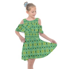 Leaf - 03 Kids  Shoulder Cutout Chiffon Dress by nateshop