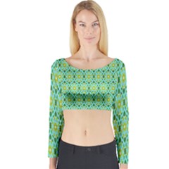 Leaf - 04 Long Sleeve Crop Top by nateshop