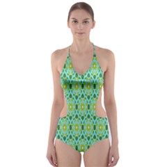 Leaf - 04 Cut-out One Piece Swimsuit by nateshop