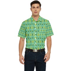 Leaf - 04 Men s Short Sleeve Pocket Shirt  by nateshop