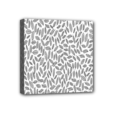 Leaves-011 Mini Canvas 4  X 4  (stretched) by nateshop