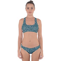 Leaves-012 Cross Back Hipster Bikini Set by nateshop