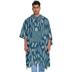 Leaves-012 Men s Hooded Rain Ponchos by nateshop