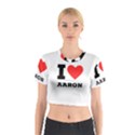 I love aaron Cotton Crop Top View1