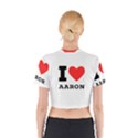 I love aaron Cotton Crop Top View2