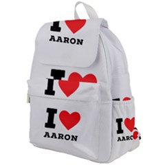 I Love Aaron Top Flap Backpack by ilovewhateva