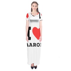 I Love Aaron Short Sleeve Maxi Dress by ilovewhateva